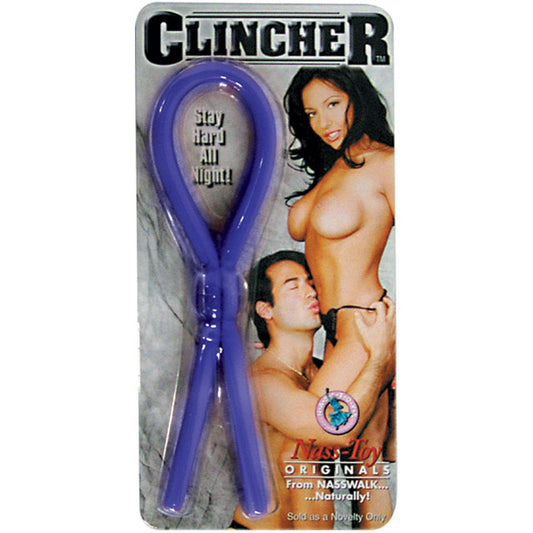 Clincher Adjustable Cock Ring (Blue) Lasso/Bolo