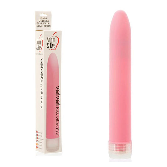 Adam & Eve Velvet Kiss Sli mline Vibrator Pink