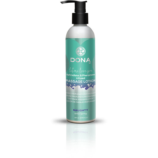 Dona Massage Lotion Naughty - Sinful Spring 8 fl oz / 235 ml