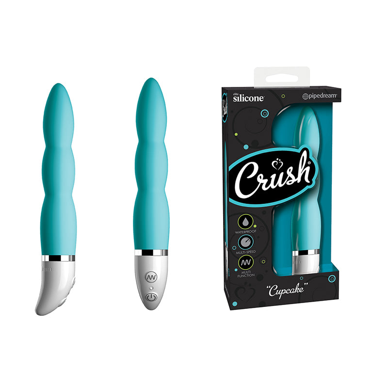 Pipedream Crush Cupcake Silicone Tapered Slimline Vibrator Teal Shockwave Adult Lifestyle Entertainment Pipedream Crush Cupcake Silicone Tapered Slimline Vibrator Teal Shockwave Adult Lifestyle Entertainment