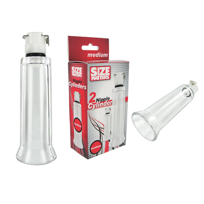 Size Matters Nipple Cylinder Medium (Clear)