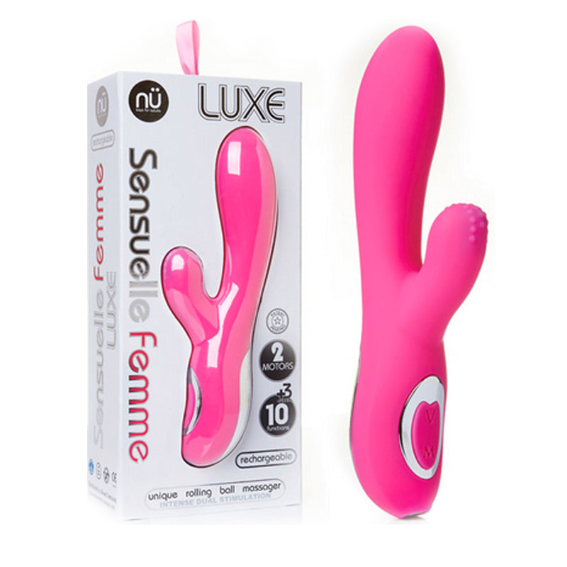 Sensuelle Femme Luxe 10 Fun Rabbit Massager Pink