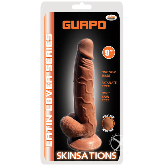 Skinsations Latin Lover Series Guapo 9 Inch