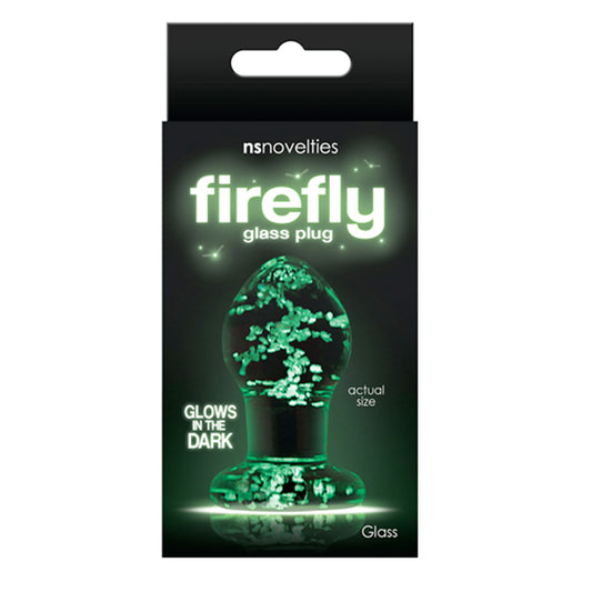 Firefly Glass Plug Medium Clear