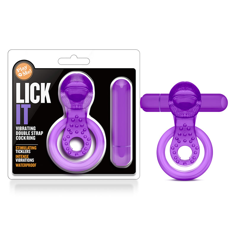 Blush Play with Me Lick It Vibrating Double Strap Cockring Purple Shockwave Adult Lifestyle Entertainment Blush Play with Me Lick It Vibrating Double Strap Cockring Purple Shockwave Adult Lifestyle Entertainment