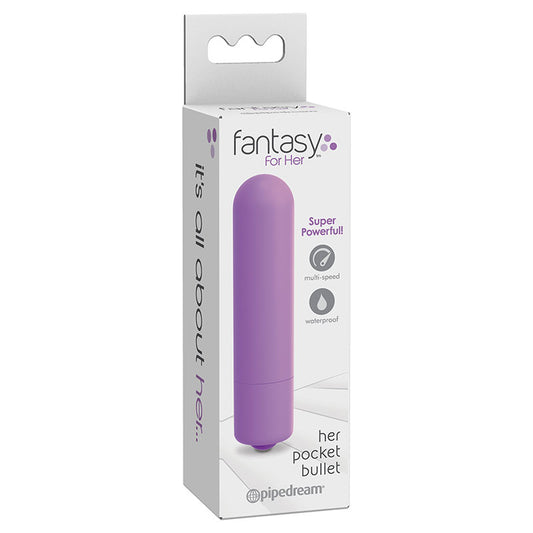 Pipedream Fantasy For Her Her Pocket Bullet Multi-Speed Vibrator Purple