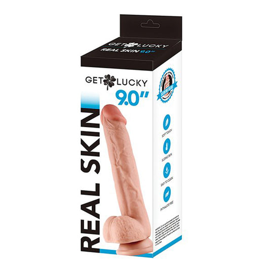 Get Lucky 9-Inch Dual-Layer Dong - Light