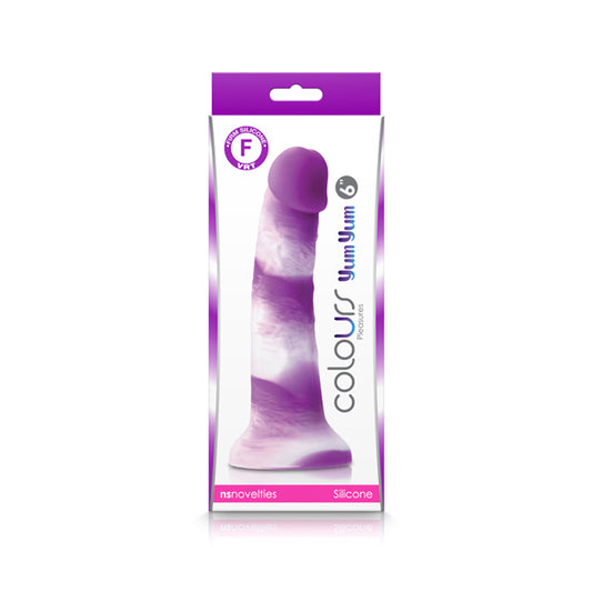 Colours Pleasures Yum Yum 6 in. Dildo Purple