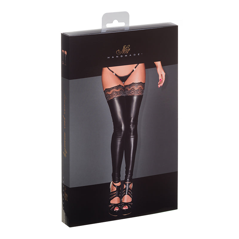 Noir Handmade Powerwetlook Stockings 4XL