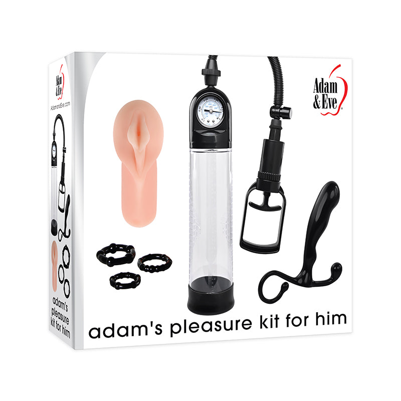 Adam & Eve Adam's Pleasure Kit For Him 6-Piece Set Shockwave Adult Lifestyle Entertainment Adam & Eve Adam's Pleasure Kit For Him 6-Piece Set Shockwave Adult Lifestyle Entertainment