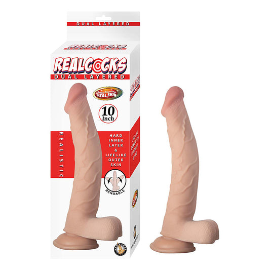 Realcocks Dual Layered 10 in. White