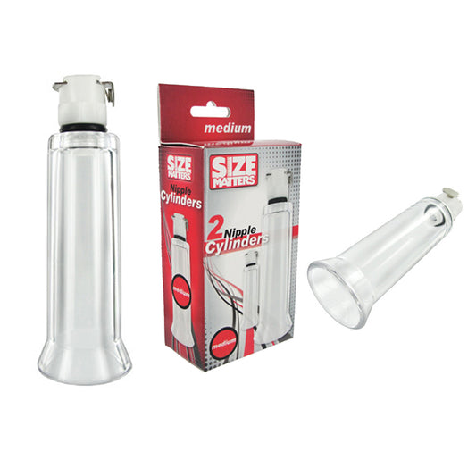 Size Matters Nipple Cylinder Medium (Clear)