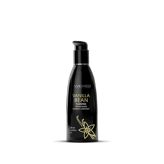 Wicked Aqua Vanilla Bean Water Based Lubricant 2 oz.