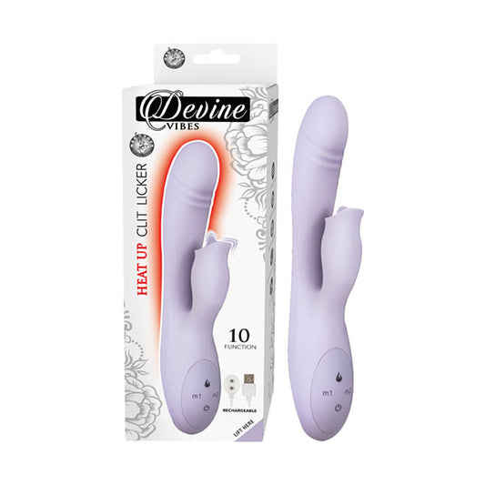 Devine Vibes Heat Up Clit Licker-Lavender
