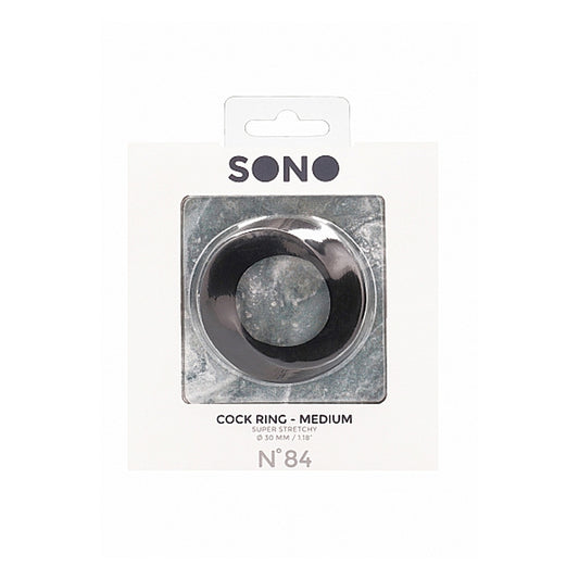 SONO No. 84 Silicone Cockring Black Medium