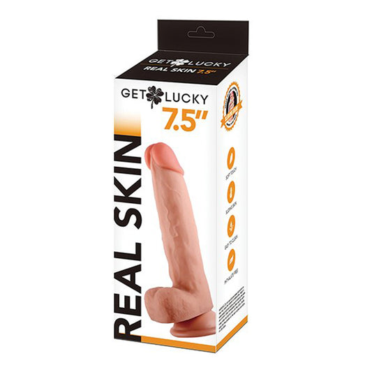 Get Lucky 7.5-Inch Dual-Layer Dong - Light