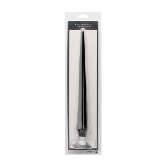Ouch! Ass 13 in. Spike Dildo Black