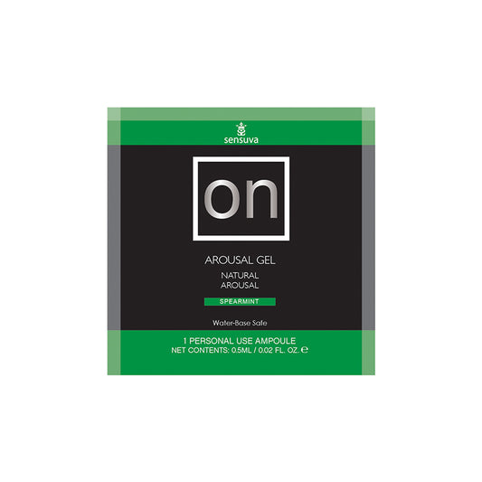 Sensuva ON Arousal Gel Spearmint Single-Use Packet 6 ml